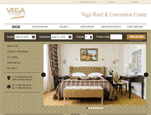 Tablet Screenshot of hotel-vega.com